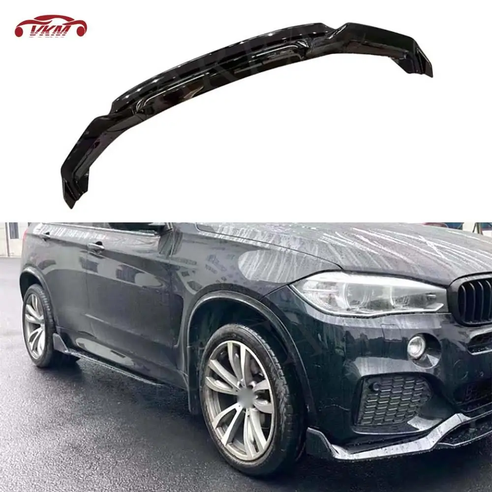 

Carbon Fiber Car Front Bumper Lip Chin Splitter Spoiler BodyKits for BMW X5 F15 M Sport 2015-2018 ABS Part Accessories 4Pcs/Set