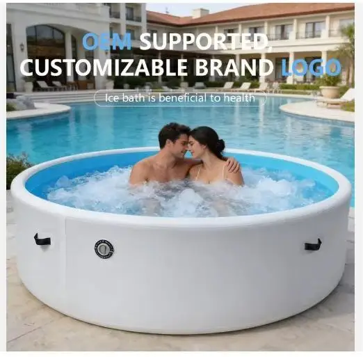 Coofull Multi-Function Ice Plunge Tub & Kids Swimming Inflatable Cold Bath Tub for Family Indoor Pool & Outdoor Entertainment