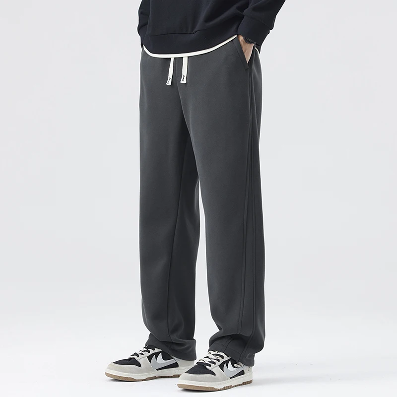 

Провисающие чувства, весенние новые американские свободные прямые широкие брюки, мужские повседневные брюки в японском стиле ретро