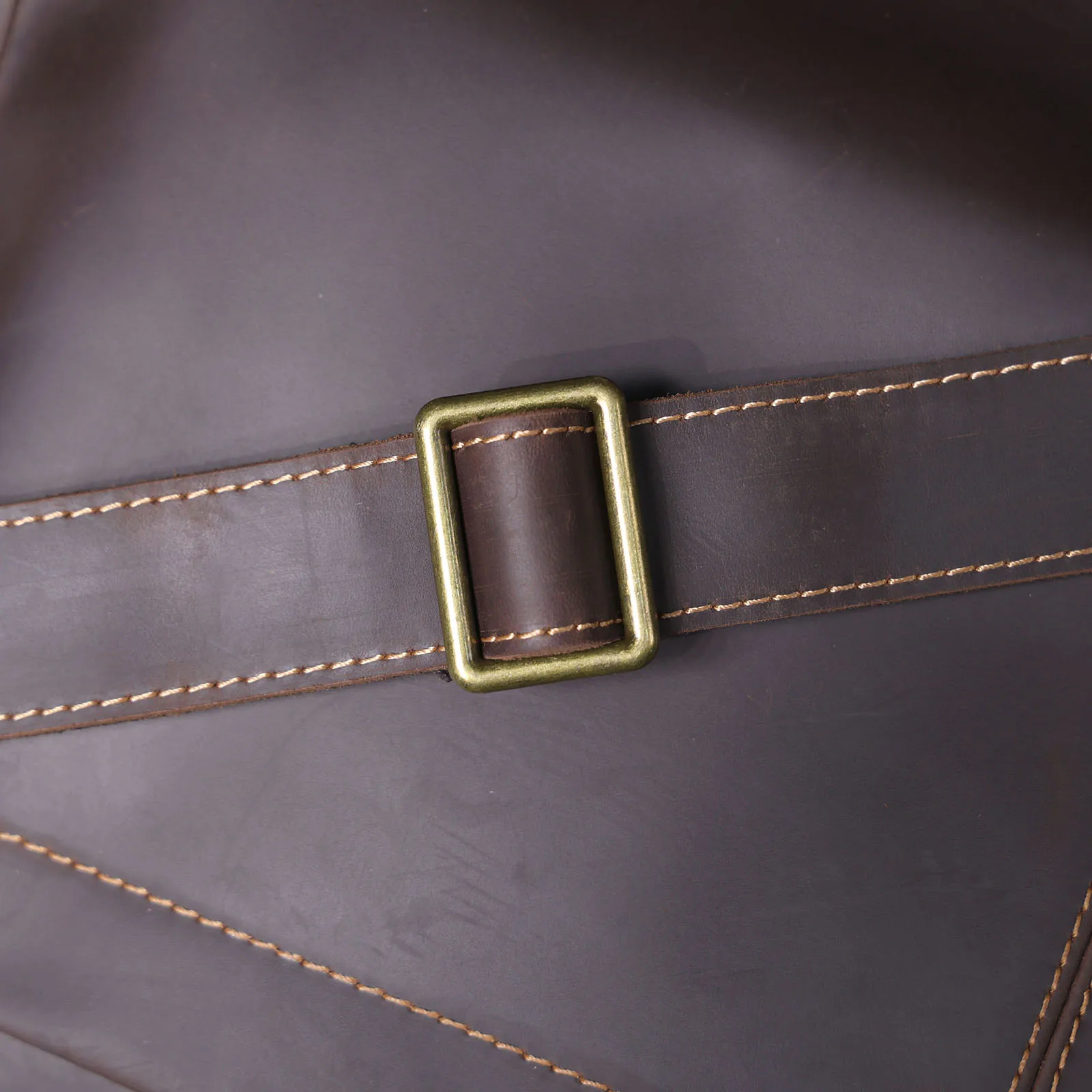 S.WORKER Klassische Aktentasche aus echtem Leder für 15"-Laptops für Herren | Handtasche aus Vollnarbenleder, Umhängetasche für Herren, Büro, Business – Detail 18