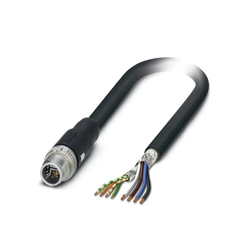 

1407487 CBL 8POS MALE TO WIRE 3.28' Phoenix Contact Cable Assemblies M12 Y NBC-MSY/ 1,0-94H SCO