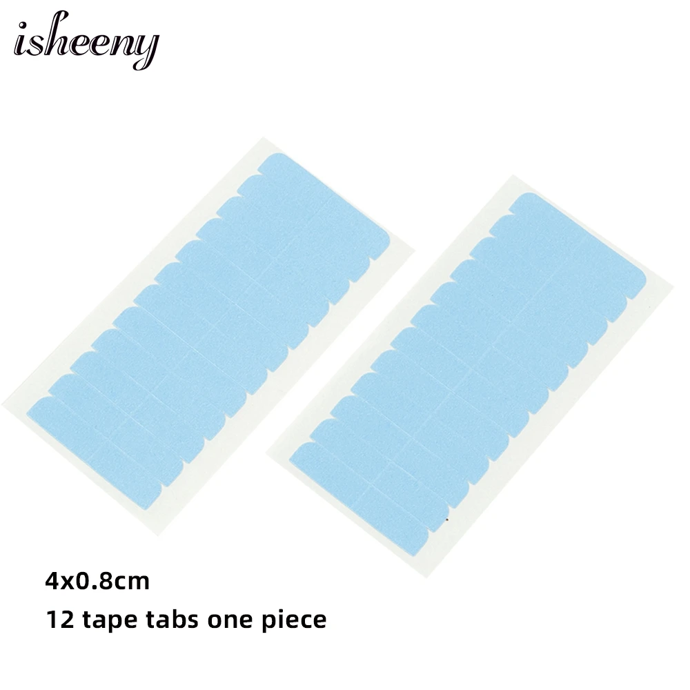 شريط لاصق لاصق لوصلات الشعر ، شريط مزدوج الوجهين ، علامات تبويب زرقاء ، بديل ، مقاوم للماء ، شعر مستعار #2