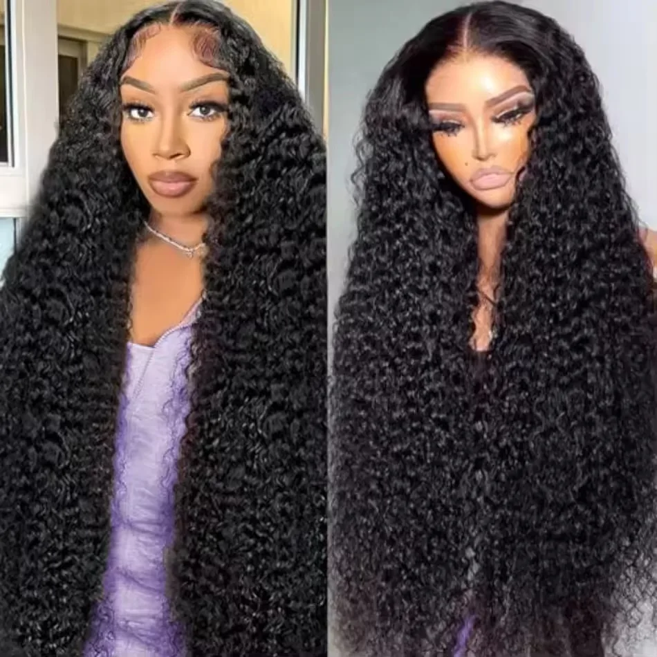 

300 High Density 13x6 Hd Curly Lace Front Human Hair Wigs 13x4 Deep Wave Lace Frontal Wig 360 Pre Plucked Lace Wig Wet And Wavy