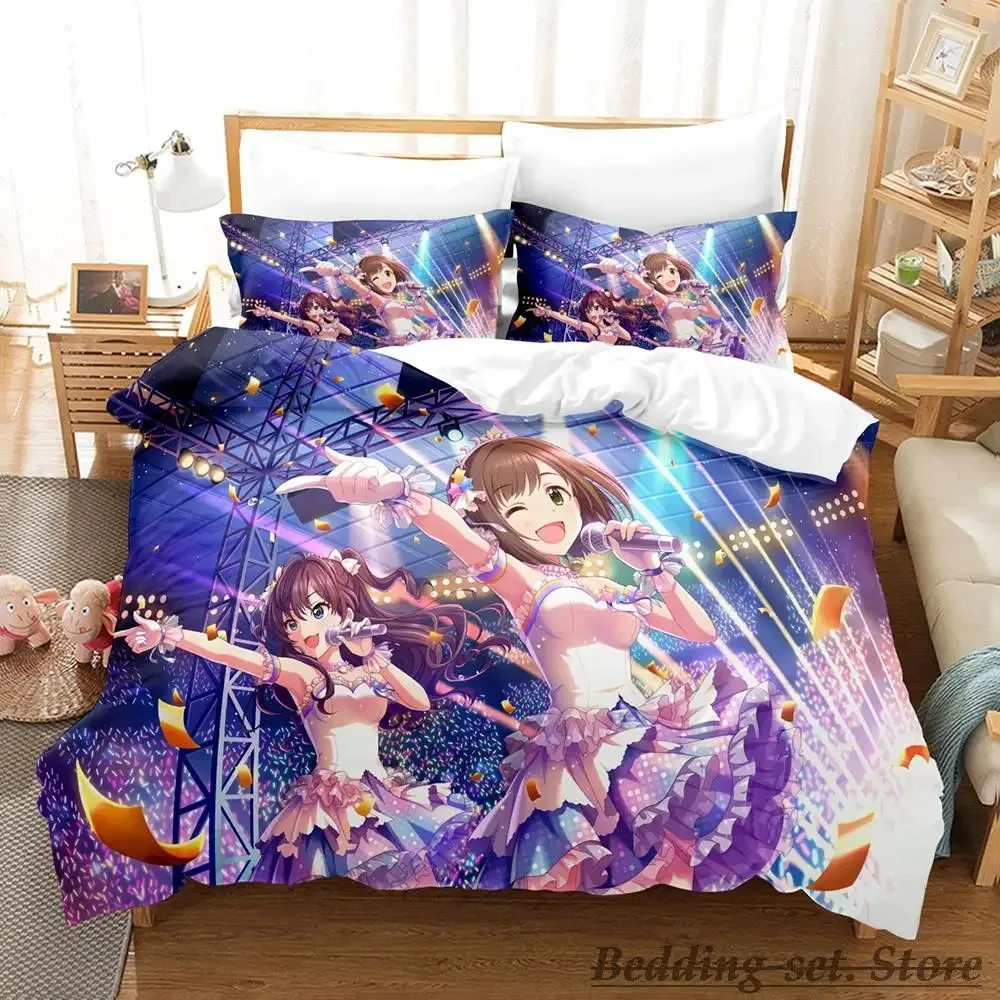 New THE iDOLM@STER Cinderella Girls Starlight Stage Bedding Set Single Twin Full Queen King Size Bed Set Bedroom Duvetcover Sets