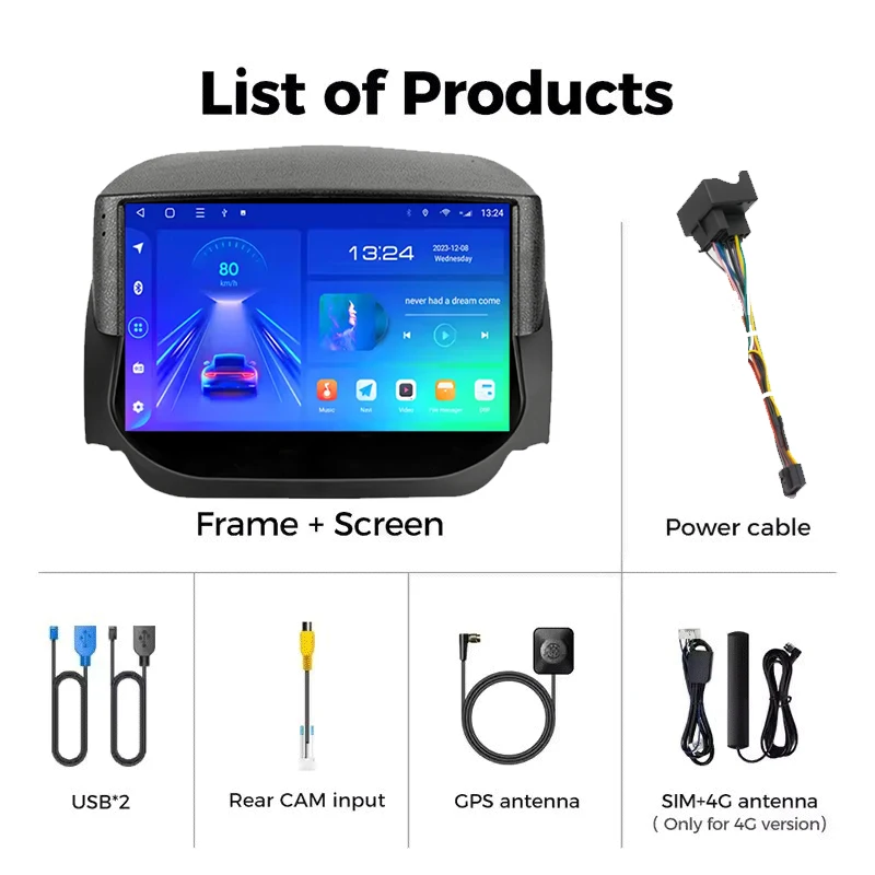 أندرويد 16 Carplay Auto لفورد Ecosport Eco Sport 2014-2018 راديو السيارة الوسائط المتعددة مشغل فيديو الملاحة ستيريو GPS 5G WIFI #6