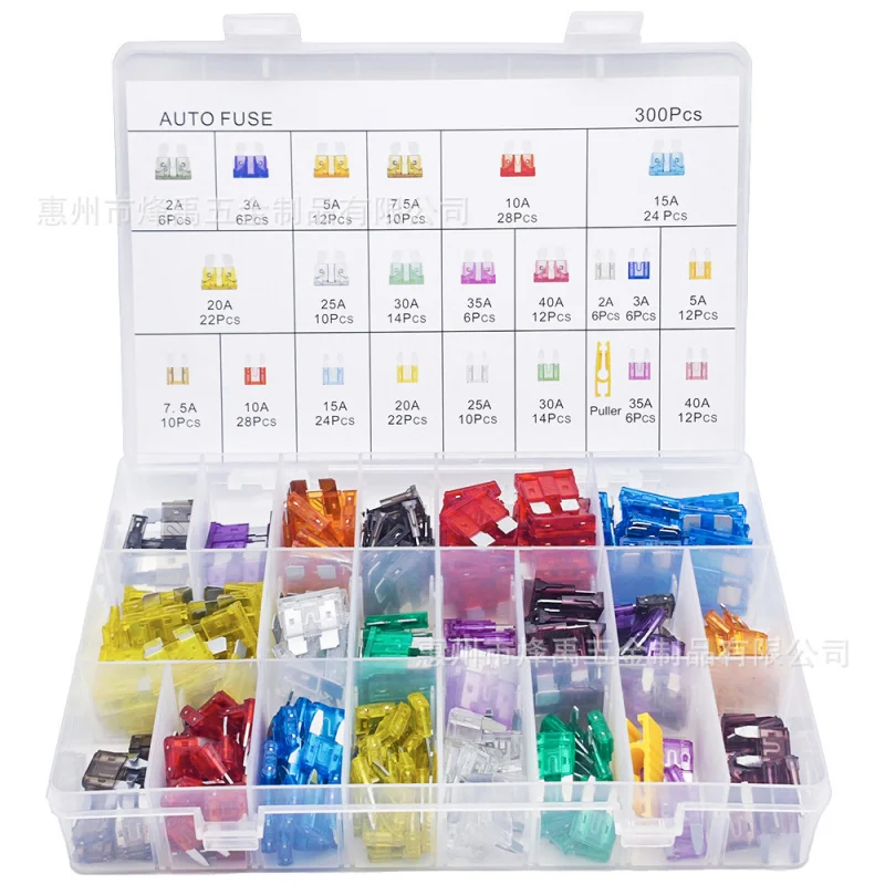 

1 Boxed Car Fuse Blades Small Medium Zinc/Aluminum Blade Insert Type Fuse Blades