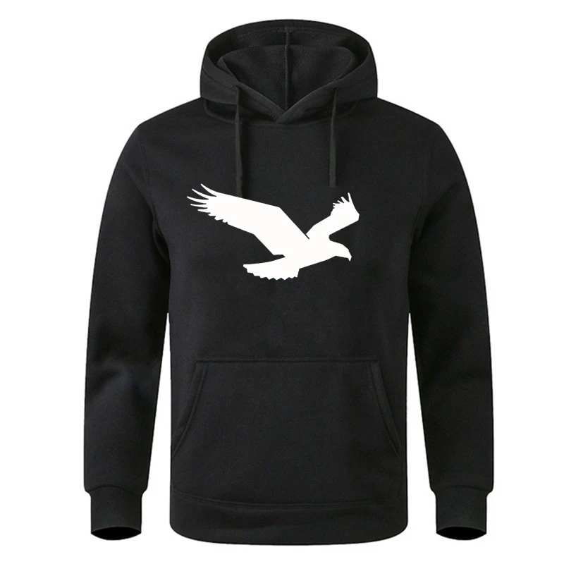 2024 men and women the same fashion casual trend hoodie outdoor sports travel hoodie bird graphic printed hoodie