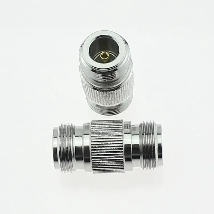 5PCS  Adapter N-KK N-head female  double pass N-type double female external screw internal hole N-50KK double female