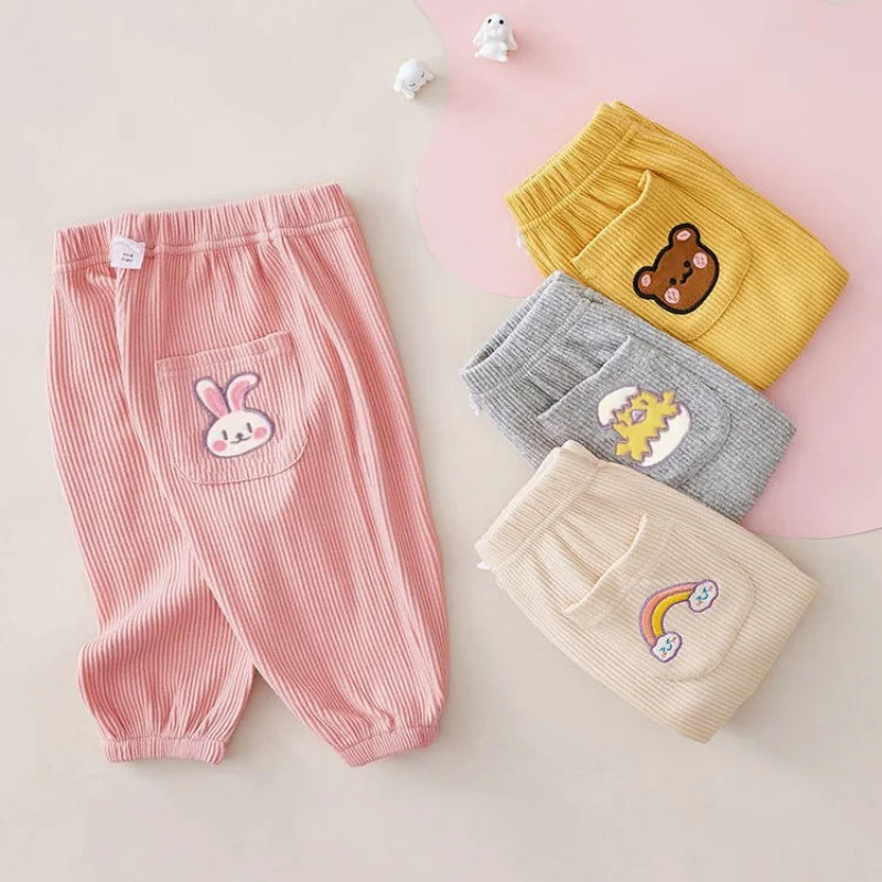 Kids Winter Autumn Velvet Plus Warm Pants Breathable Soft Boys Girls Straight Trousers Baby Outdoor Windproof Warm Clothes