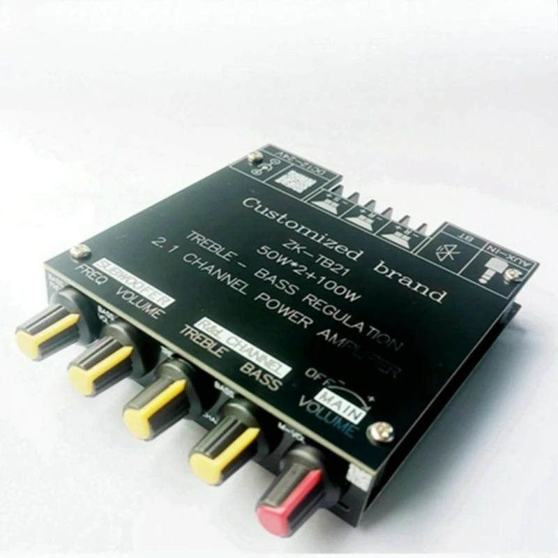 SOTAMIA TPA3116 2.1 Channel Bluetooth 5.0 Digital Power Amplifier Board 50W*2+100W Audio HIFI Subwoofer Upgraded Version