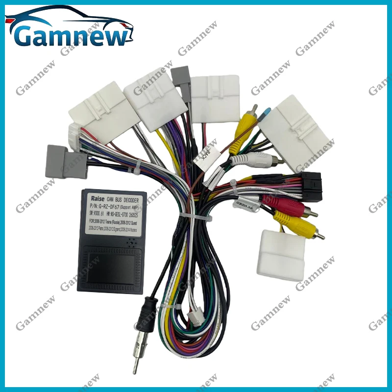 Car 16pin Wiring Harness Adapter Canbus Box Android Radio Power