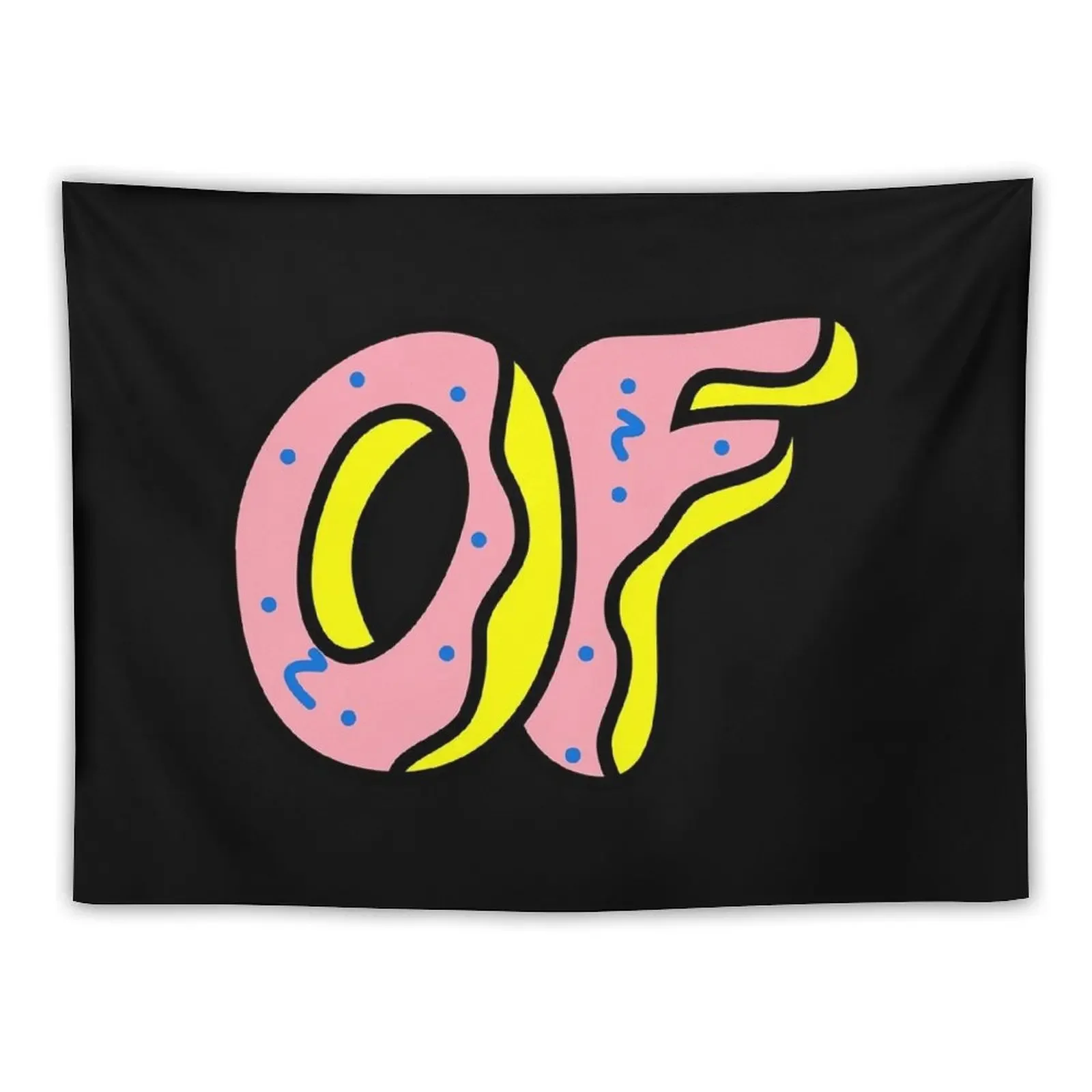 Odd Future-tapiz rosa para decoración de habitación, tapiz estético para pared, alfombra