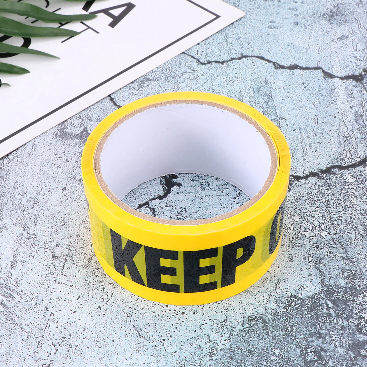 

1 Roll Yellow Tape Strong Adhesive Warning Barrier Stripes for Walls Floors Pipes Equipment Traffic Construction