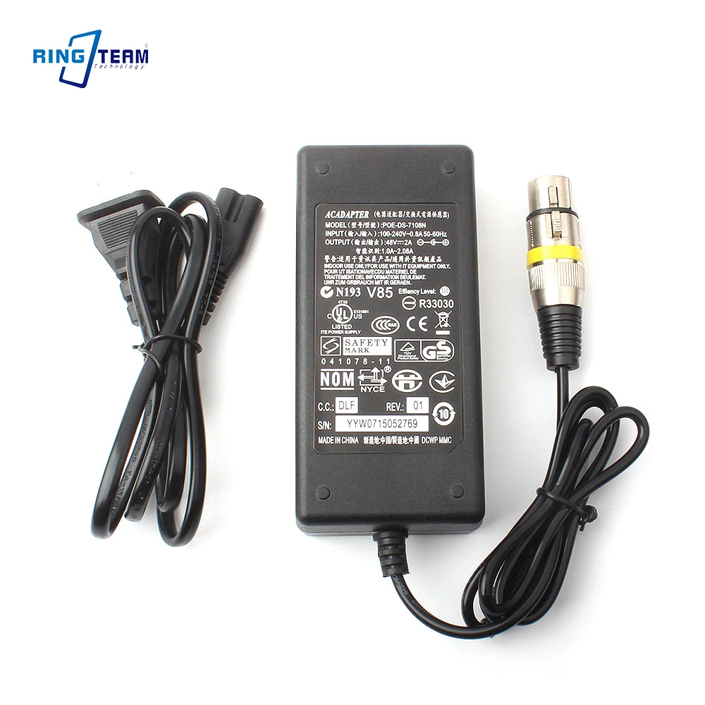 48V2A Power Adapter for Aputure /amaran 100 d/100x fill light LED professional photography light