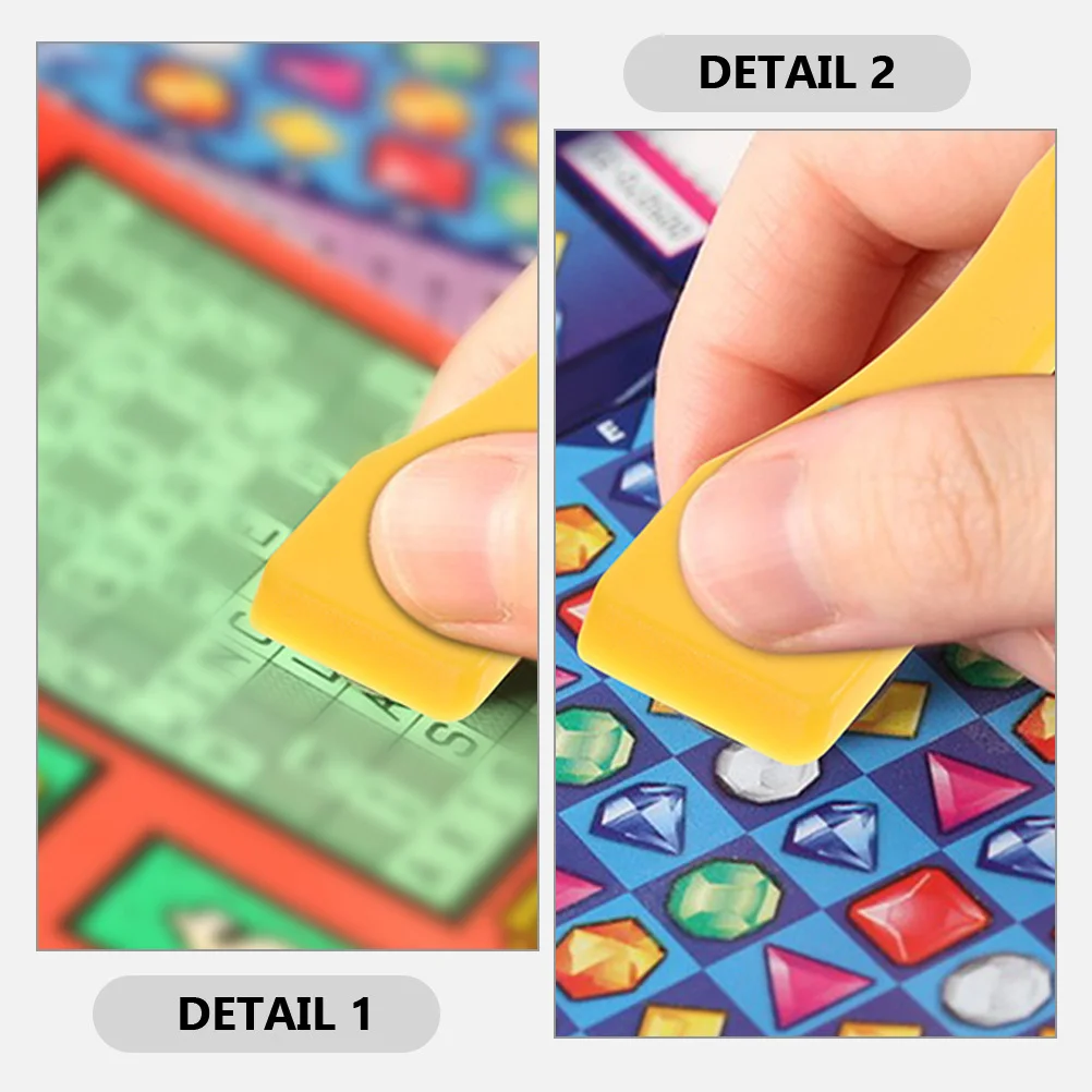 

20pcs Plastic Scraper Scratch Off Tool For Cards Durable Multi-Surface Use Kitchen Bathroom Car Rv Motorcycle