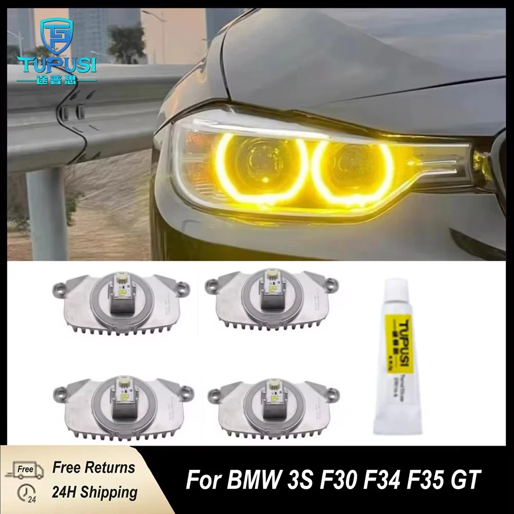 

Yellow DRL boards For BMW 3 Series F30 F31 F34 320i 328i Pre LCI 2012-2015 Xenon Headlight Daytime Running Lights 63117398766