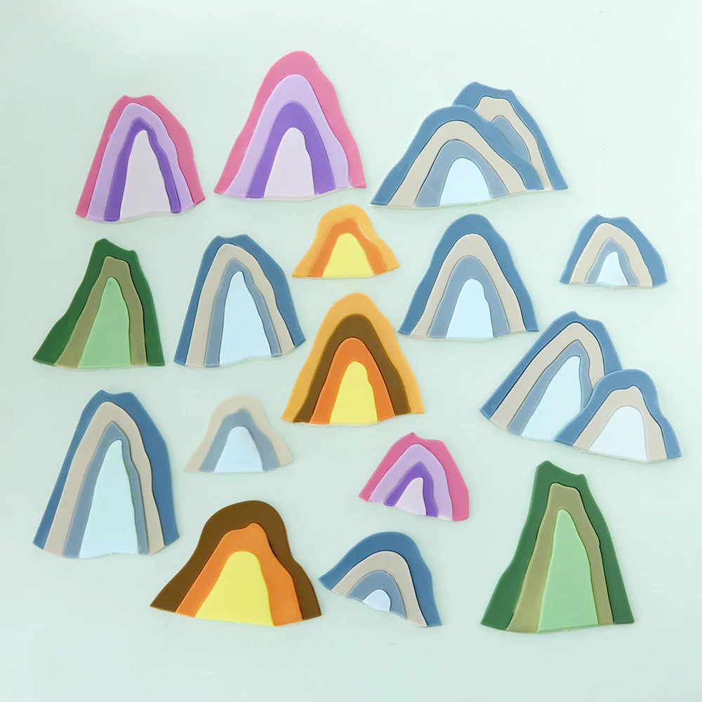 

Multi-layer Mountain Silicone Molds Snow Mountain Fondant Chocolate Mould Baking Tools Birthday Cake Decoration Accessories