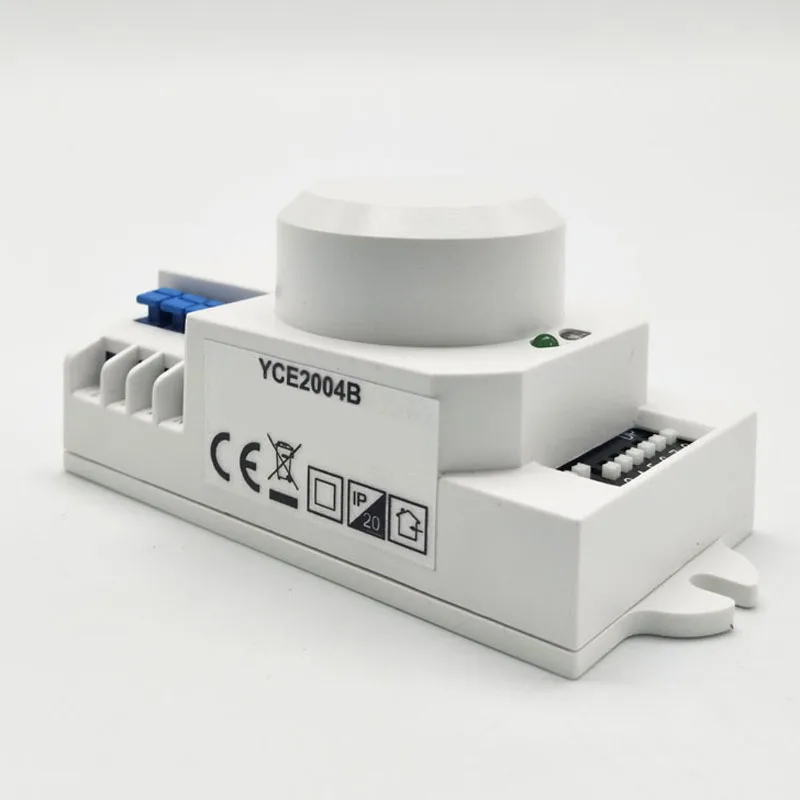 360 Degree DC 12V 24V Microwave Sensor Light Switch Induction Motion Sensor with Dry Contact Signal Output for Home Automation