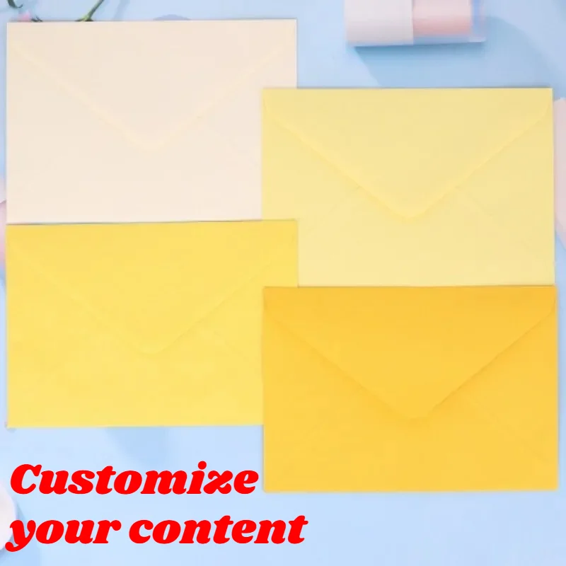 

10 шт. персонализированных двусторонних клейких бумажных конвертов 32,4x22,9 см для мелкосерийных заказов