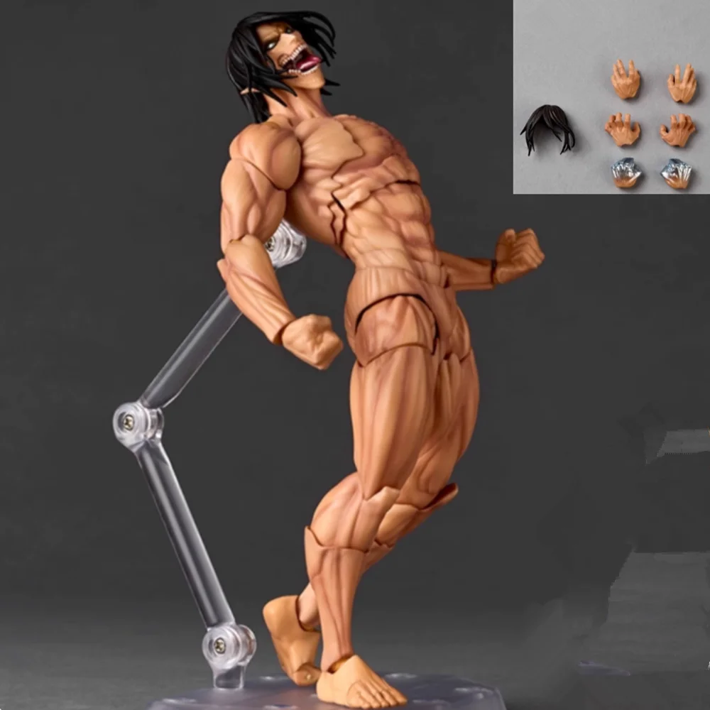 

Kaiyodo Eren Amazing Yamaguchi Attack on Titan Anime Action Figure Figurine Ko Model PVC Statue Doll kid toy gifts