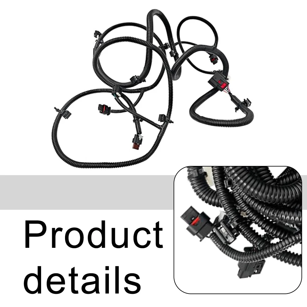For Rear Bumper Replacement Rear Bumper Harness Parking Sensor Cable Quick Install Wear-resistant ABS Construction