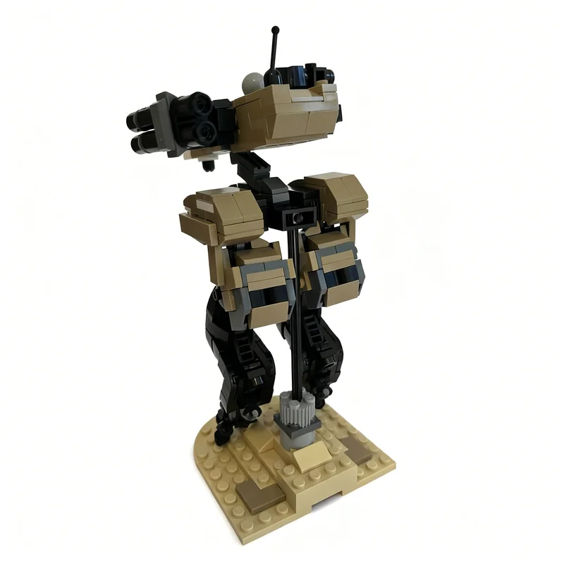 470 peças MOC Icons Gekko Metal Gear Solid, Blocos de Montar de Arquitetura, Brinquedos DIY, Presentes de Natal, Educação Criativa