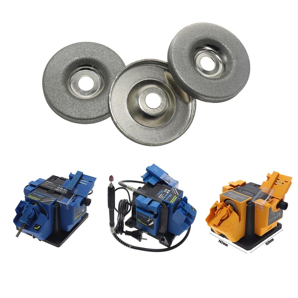 

49/56 mm Dia Diamond Sanding Wheel 180/320/600 Grit Grinding Disc Sharpener Trimming Glass Polishing Angle Grinder Accessories