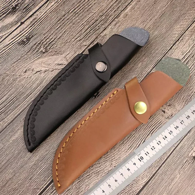 22cm Leather Knife Case Knife Sheath Leather Sheath With Waist Belt Buckle Knife Cover Leather Belt