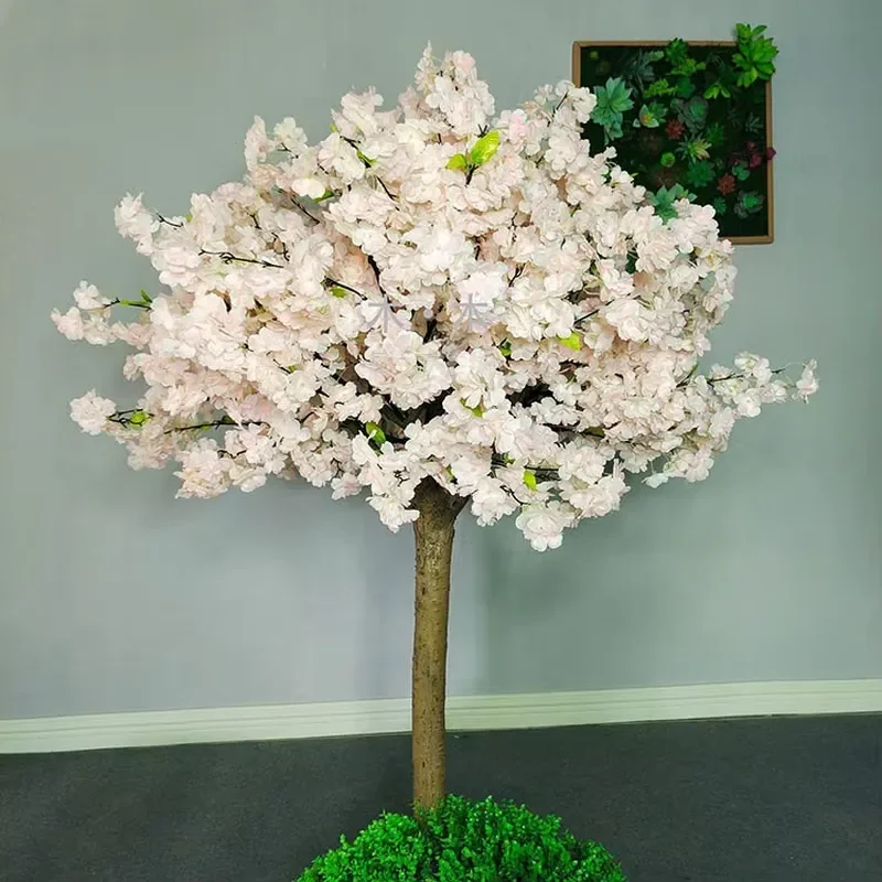 Fiberglass Artificial Cherry Blossom Tree Wedding Centerpieces with Custom Color & Logo 3-Year Warranty for Event Decoration