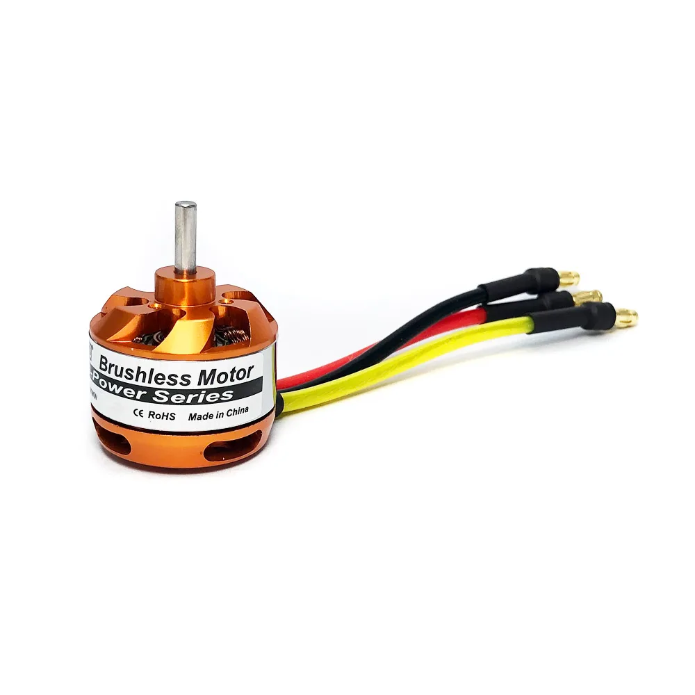 RC Motor D2822 2822 Brushless Motor 1100KV 1450KV 1800KV 2600KV 2-3S for Aircraft Plane Multi-copter Brushless Outrunner Motor - Image 4