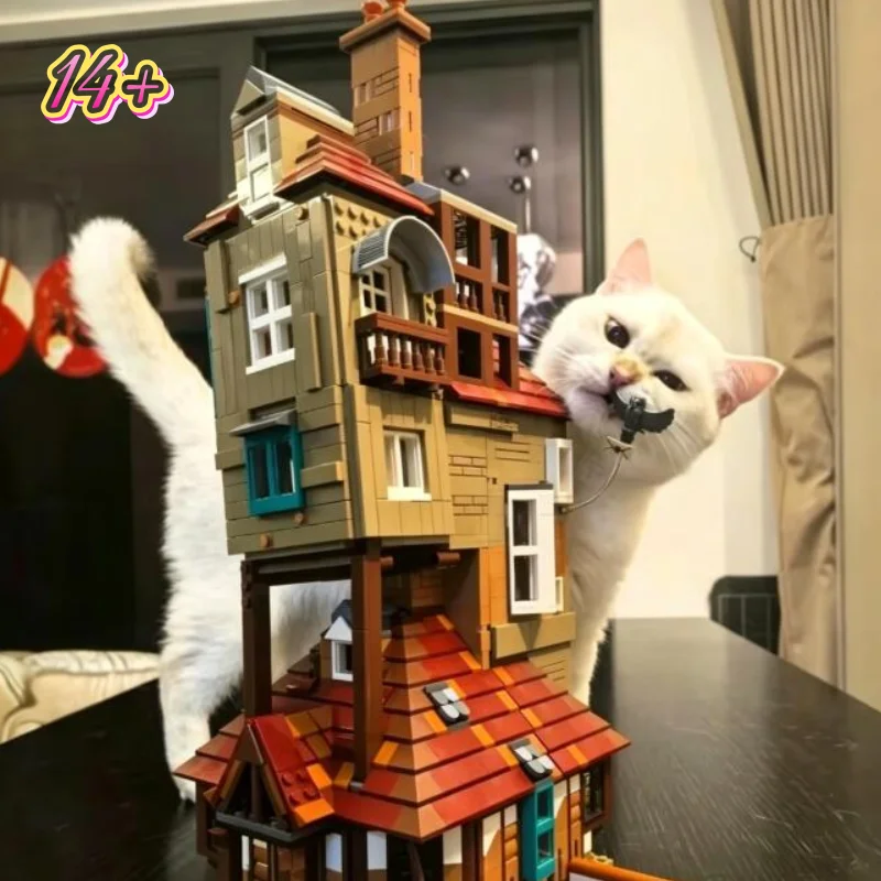 2026 New 2405pcs Collector Crooked Story Country Cottage Puzzle Model Building Block Bricks For Birthday Festival Gifts