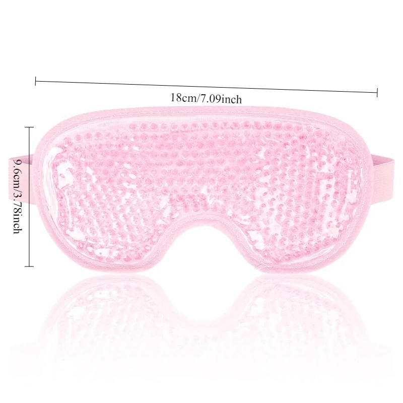 أقنعة العين للعيون المنتفخة قابلة لإعادة الاستخدام الساخن الباردة ضغط هلام قناع عين التبريد قناع عين للعيون منتفخة العين الجافة الإجهاد العناية بالبشرة