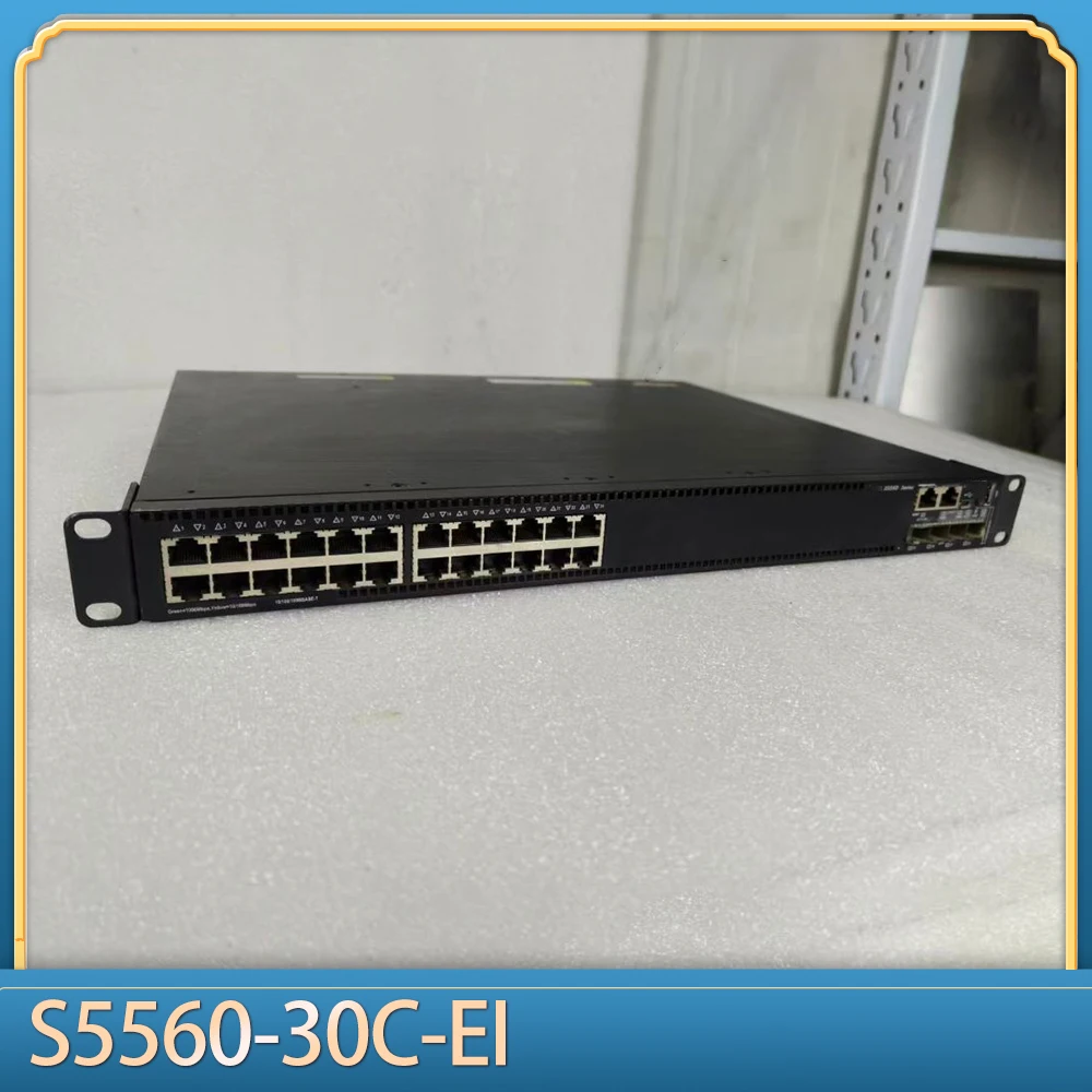 Management switch 24 ports full gigabit+4 ports 10 gigabit optical ports  S5560-30C-EI