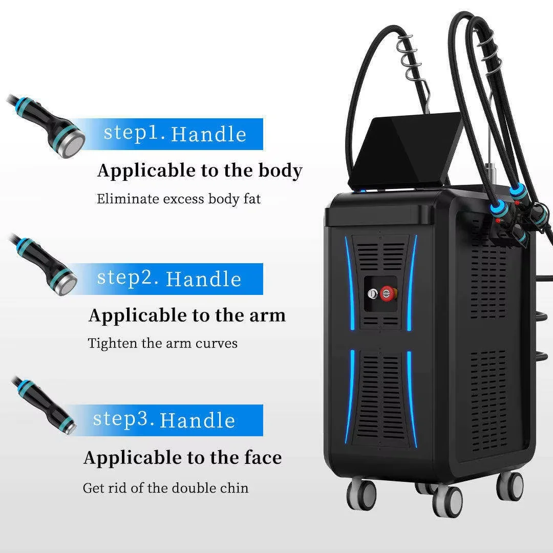 3 Handles Ondalift 2.45 Ghz Onda Microwave Pro Coolwave Cryo Therapy Slimming Machine for Cellulite Reduction Body Slimming