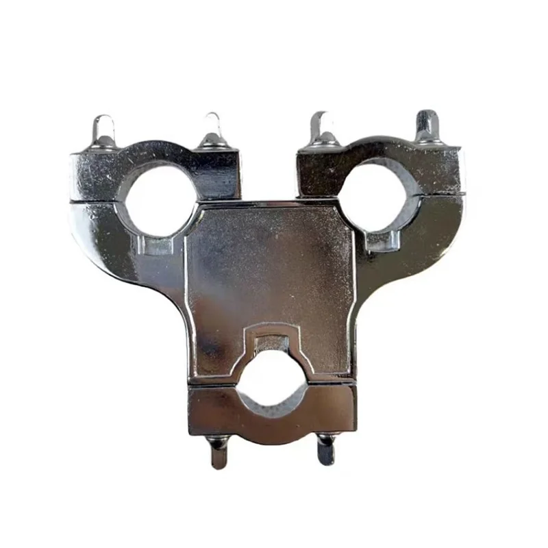 

A79E-Drum Clamp Connector Three Hole Mounting Bracket Easy Install For Jazz Drum Accessories