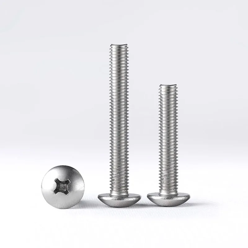 10Pcs Phillips M2 M2.5 M3 Cross Recessed Flat Head Bolt 304 Stainless Steel Screw Set Fasteners Plasterboard Wall Machine Screw