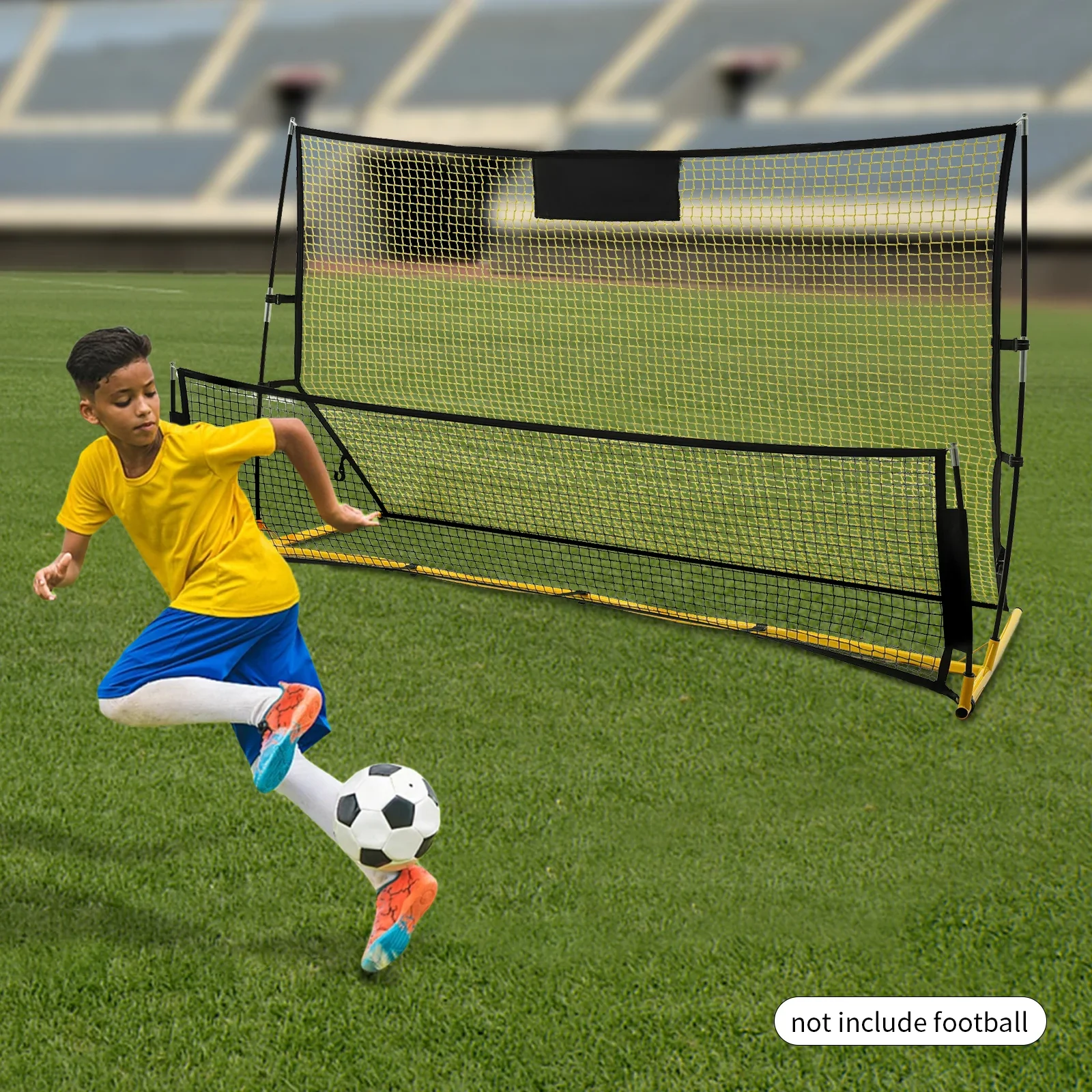 شبكة ريبوندر كرة القدم المحمولة، شبكة تدريب تفكيك، مجموعة أدوات مساعدة لتدريب كرة القدم للطائرة والمرور والتدريب المنفرد