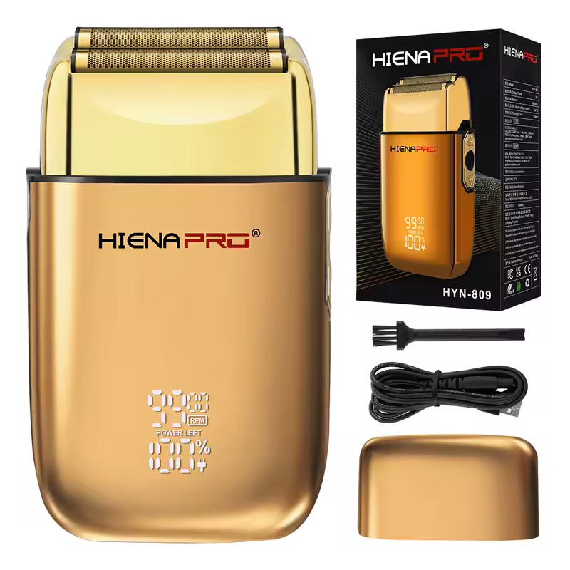 HIENA shaving machine men Electric shaver Hair clipper Rechargeable Metal Housing Pro Electric Shaver For Men Electric home - Image 12