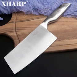 Germany Style Knife Stainless Steel Kitchen Slicing Cleaver 40Cr13mov Stainless Steel Knives Comfortable Handle 7 Inch Blade