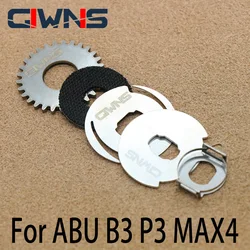 Fishing Wheel Unloading Alarm  Modified Drag Clicker Metal For ABU B3 P3 MAX4 Soft Sound Gasket Fishing Boat Accessories