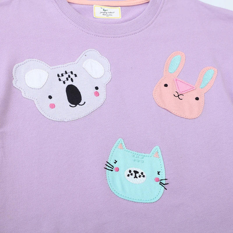 Little maven Baby Girls Hoodies for Kids Clothes Children\'s Clothing 2024 Autumn Spring New Cartoon Animals Infants Sweatshirts