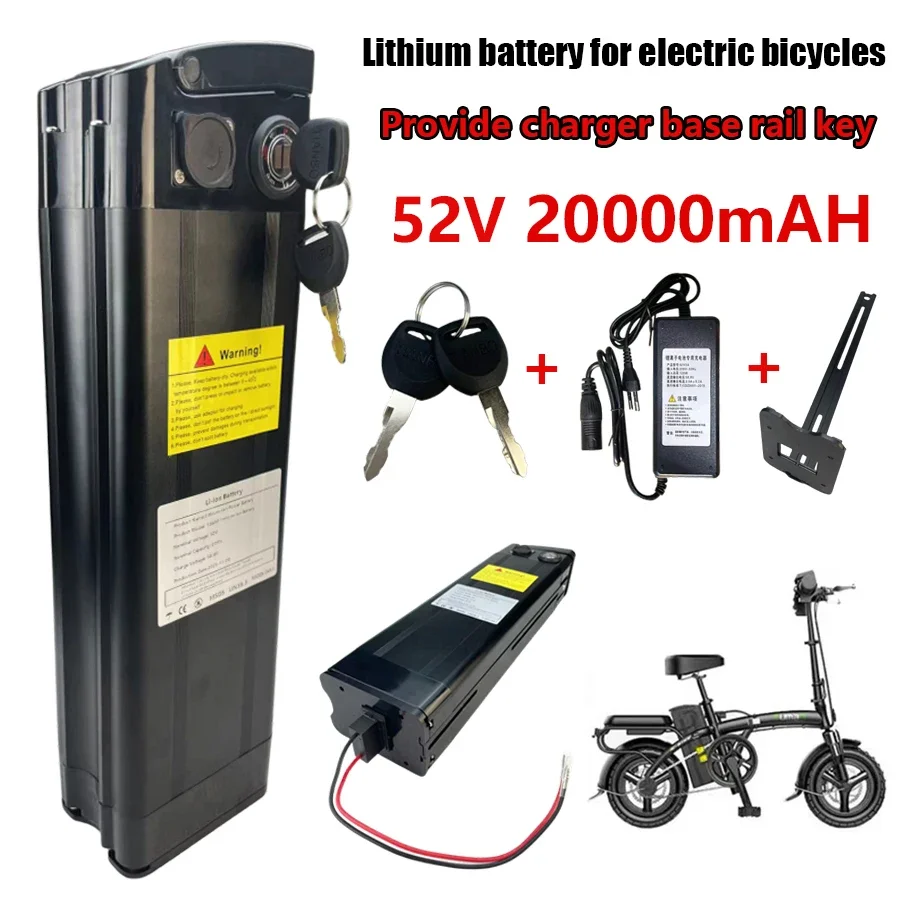 

Silver fish electric battery 14S4P 52V 20Ah lithium-ion battery pack+charger