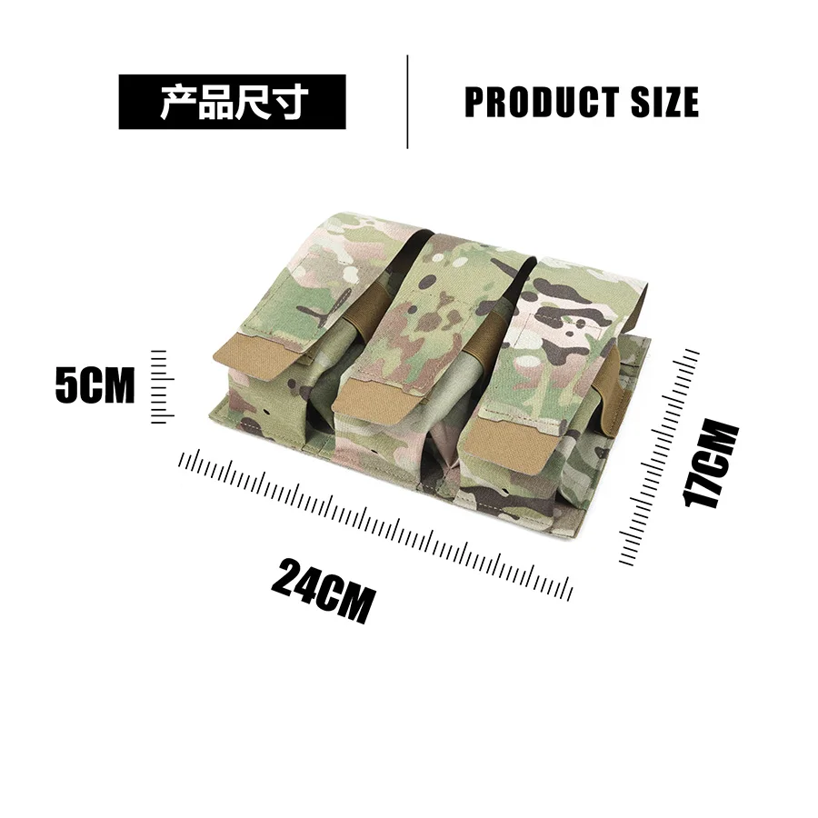 

Tactical Vest Accessories Pouch Chest Hanging Molle Sub-pack Compatible With Jpc Avs Fcsk Adjustable Triplet Kit Bag