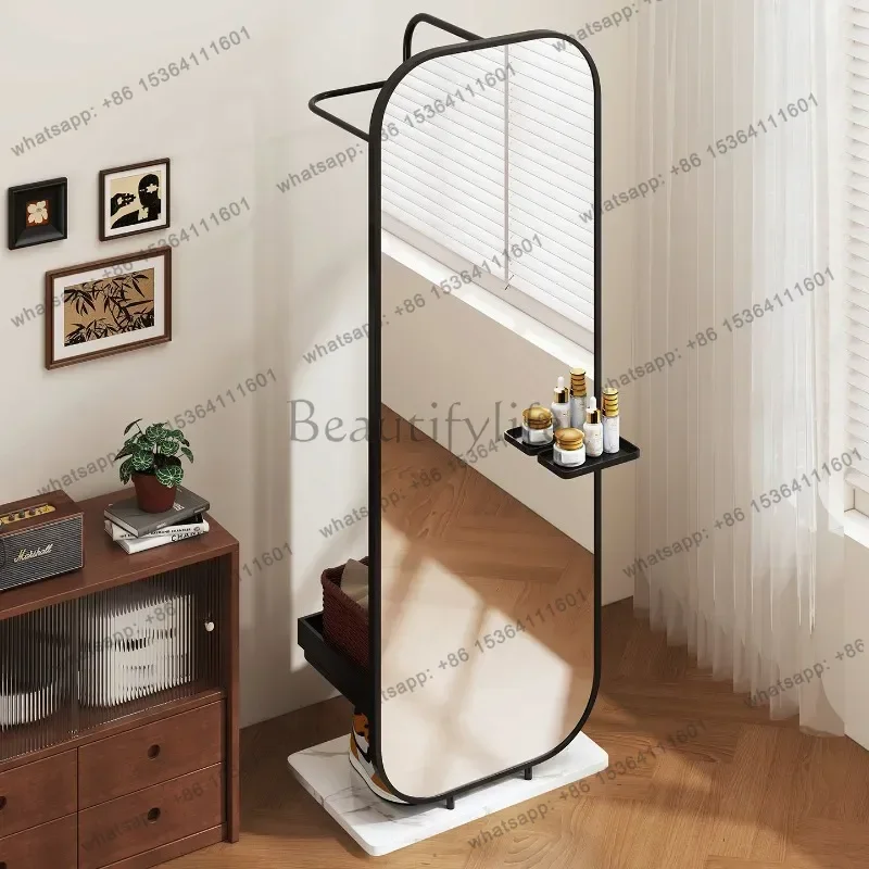 ld Standing Floor Mirror Modern Items  Full Body Aesthetic Mirror Funky Luxury Spiegel Wand Living Room Decorations
