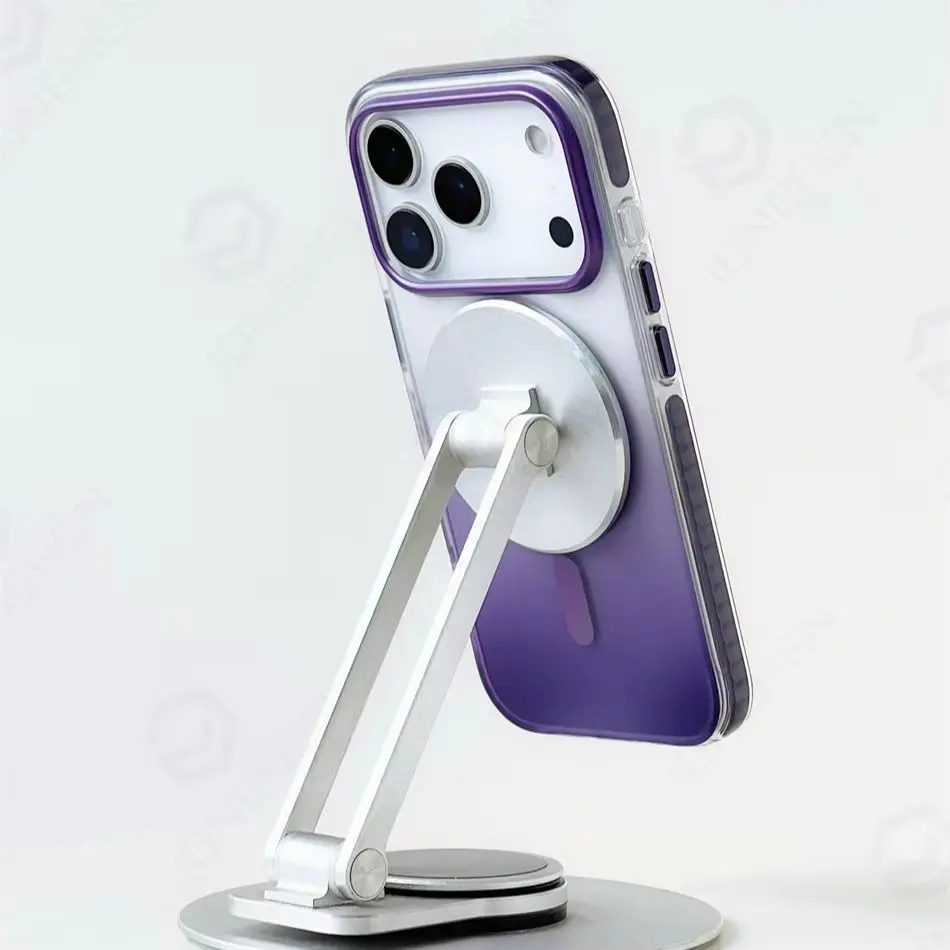 高級グラデーションハイエンドマットクリア強力な磁気耐衝撃 iPhone 17 Air 16 15 14 Pro Max 17p Magsafe 充電カバー