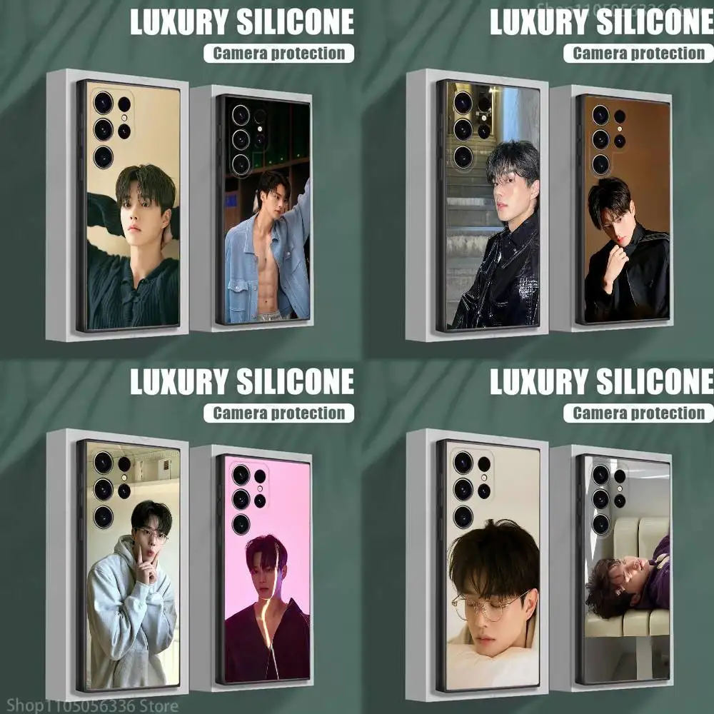 

Korea S-Song Kang actor Phone Case For Samsung S25,S24,S23,S22,S21,S20,S10,Ultra,Plus,Lite,FE,Soft Silicone Black Cover