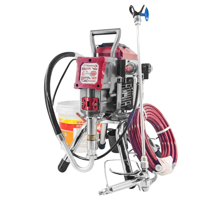

High-pressure airless paint sprayer 920, power 1500W, flow rate 2.0L, suitable for indoor and outdoor wall spraying at home
