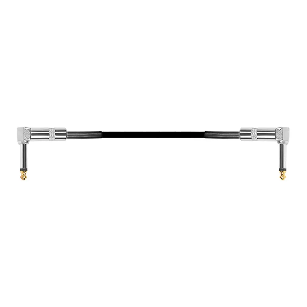 

6.35mm Guitar Pedal Cable Premium Noise Reduction Design PVC Jacket Metal Head for Electric Guitar Effects Pedals Patch Cables