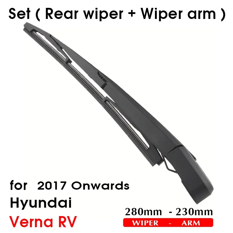 BEMOST Car Rear Windshield Wiper Arm Blades Brushes For Hyundai Verna RV 2017 Onwards Back Windscreen Auto Styling Accessories