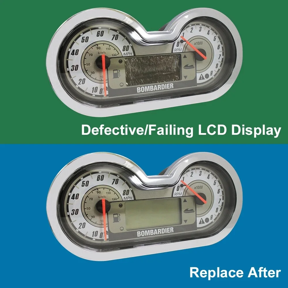 Display with Lens for Sea Doo 4-Tec GTX RXP RXT BRP Speedometer Gauge Repair
